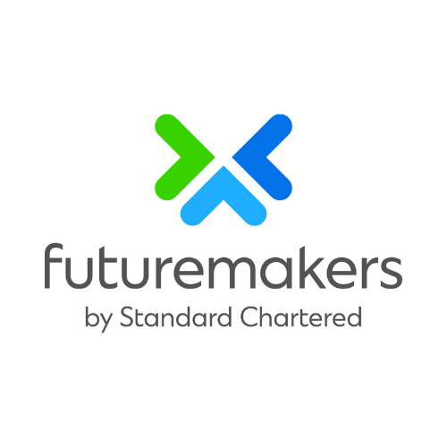 Futuremakers by Standard Chartered logo on a white background