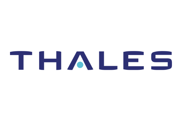 Thales logo on a white background