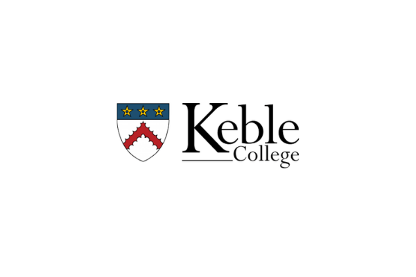 Keble College logo on a white background
