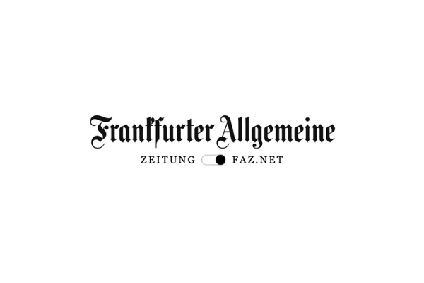 Franffurter Allgemeine logo on a white background