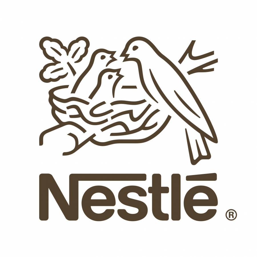 Nestle logo on a white background