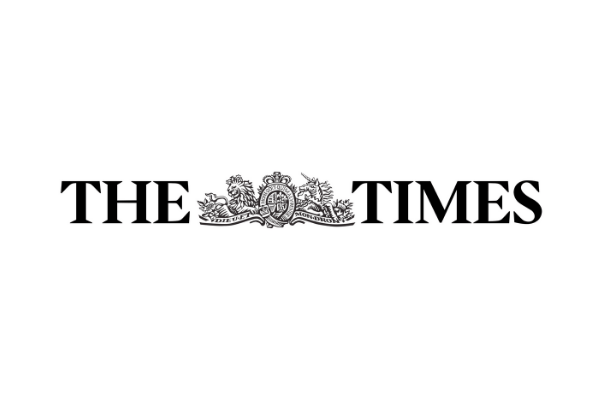 The Times logo on a white background