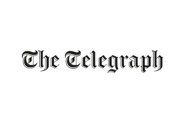 The Telegraph logo on a white background