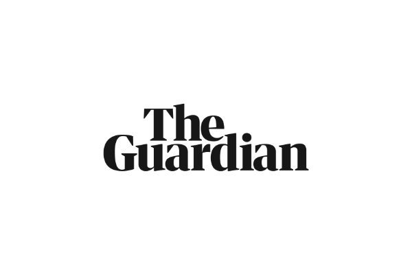 The Guardian logo on a white background