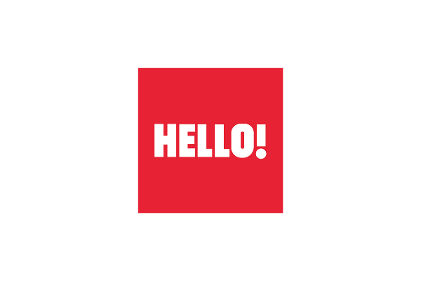 Hello Magazine logo on a white background