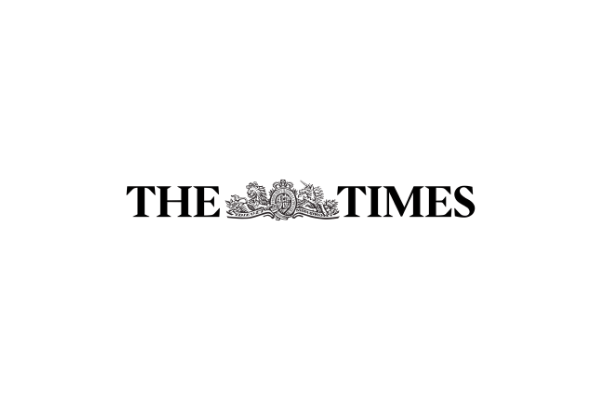 The Times logo on a white background