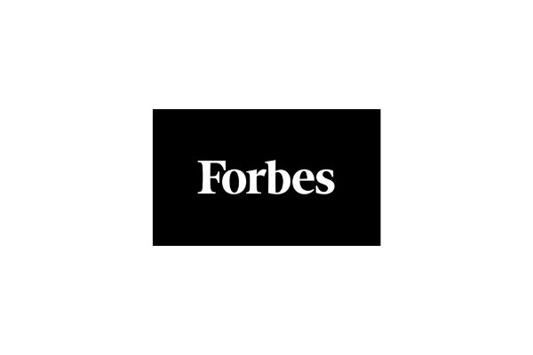 Forbes logo on a white background