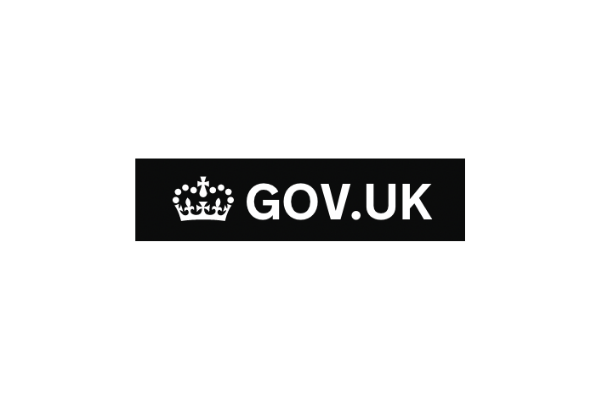 Gov.uk logo on a white background