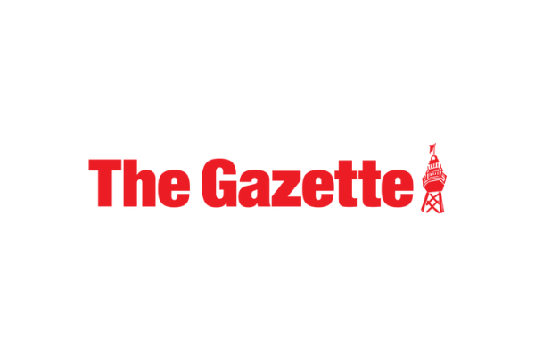 The Blackpool Gazette logo on a white background