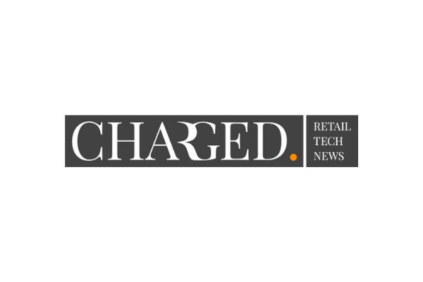 Charged logo on a white background