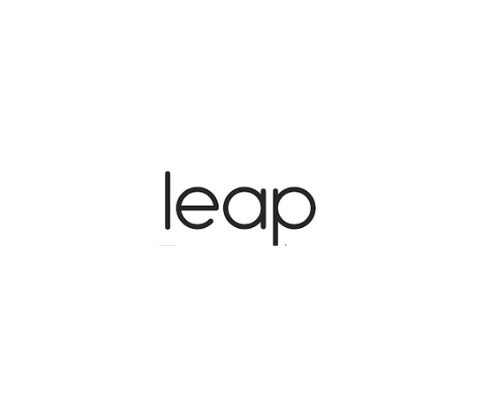 Leap logo on a white background