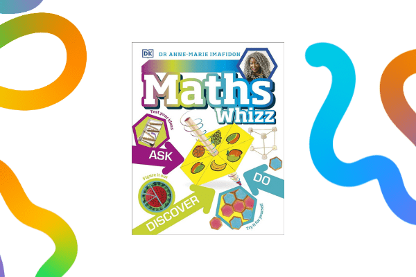 Maths Wizz book cover: A colorful design featuring mathematical symbols and equations, appealing to students and math enthusiasts.