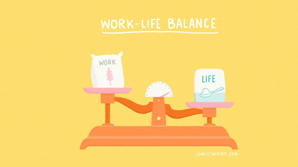 work life balance gif | Stemettes Zine