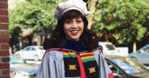 Meet Dr Mareena Robinson Snowden - Mareena graduating | Stemettes Zine