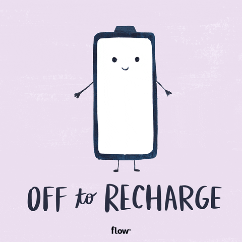 off to recharge gif | Stemettes Zine
