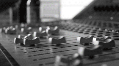 audio engineering - mixing desk gif | Stemettes Zine