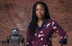 Ayanna Howard and robot | Stemettes Zine