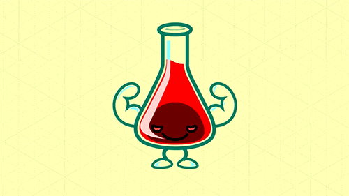 Strong chemistry beaker | Stemettes Zine